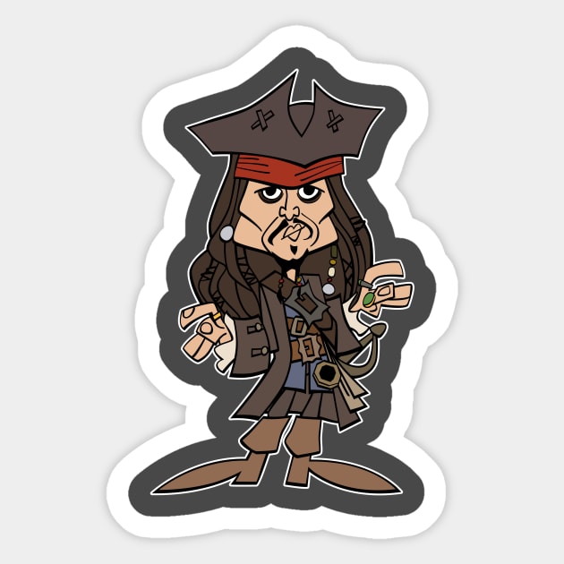 Jack Sparrow Sticker by Fritsch